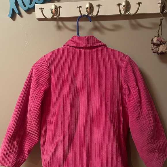 Hanna Andersson Pink Corduroy Button Pea Coat Jacket - Picture 8 of 8
